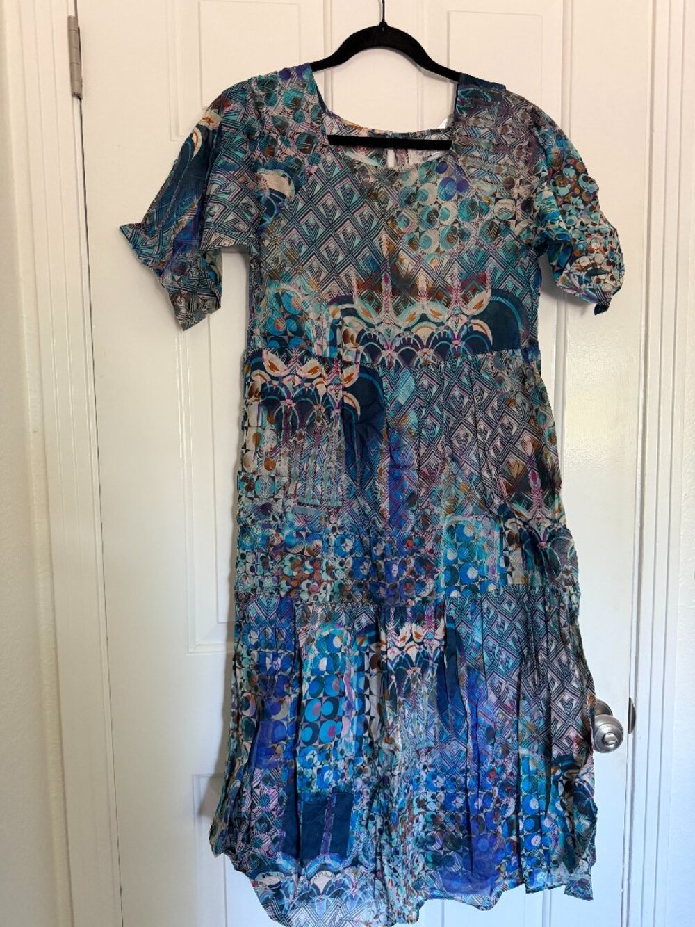 Johnny Was Klodi Raglan Tiered Dress